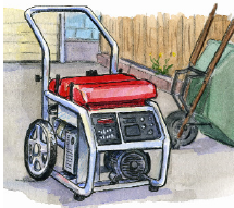 Picture of a portable generator